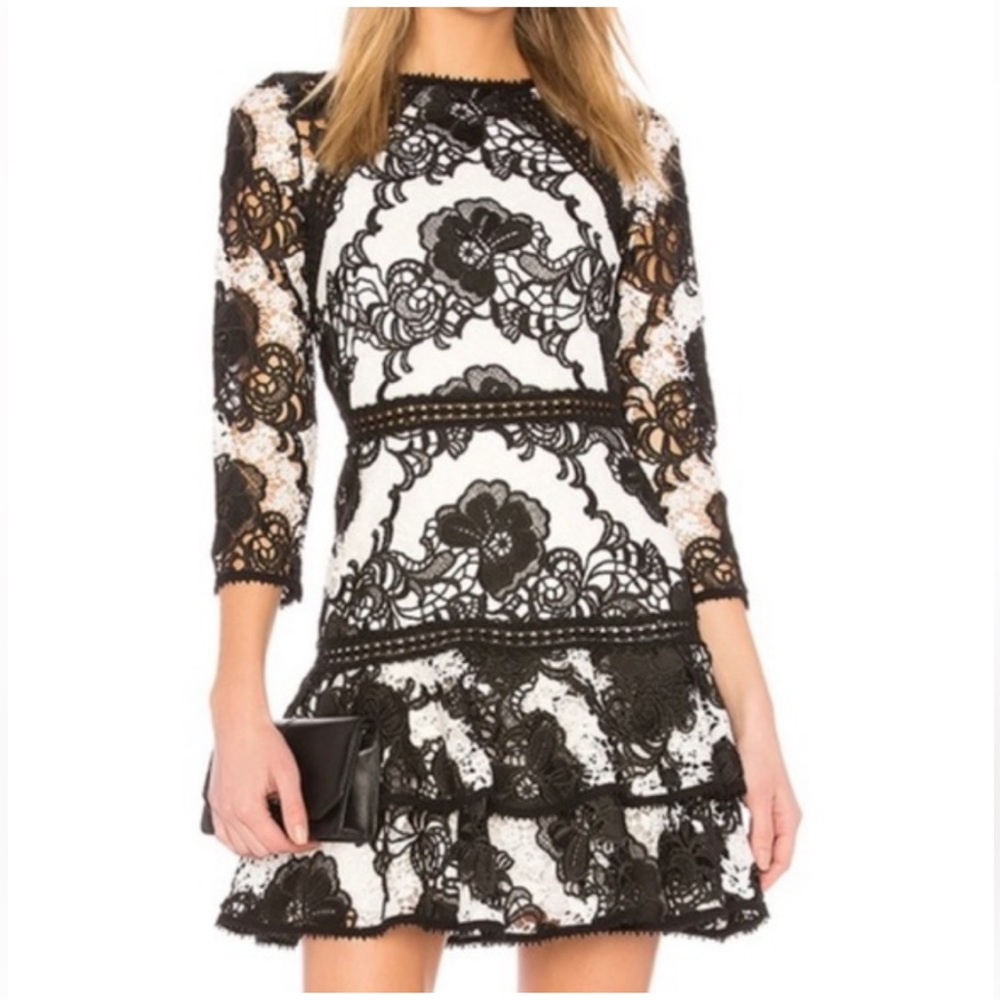 Alexis - Sheena Lace mini dress Small (S) dress